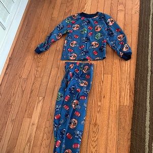 Kids Footfall Pj’s Size Medium (8-10) Faded Glory SleepWear